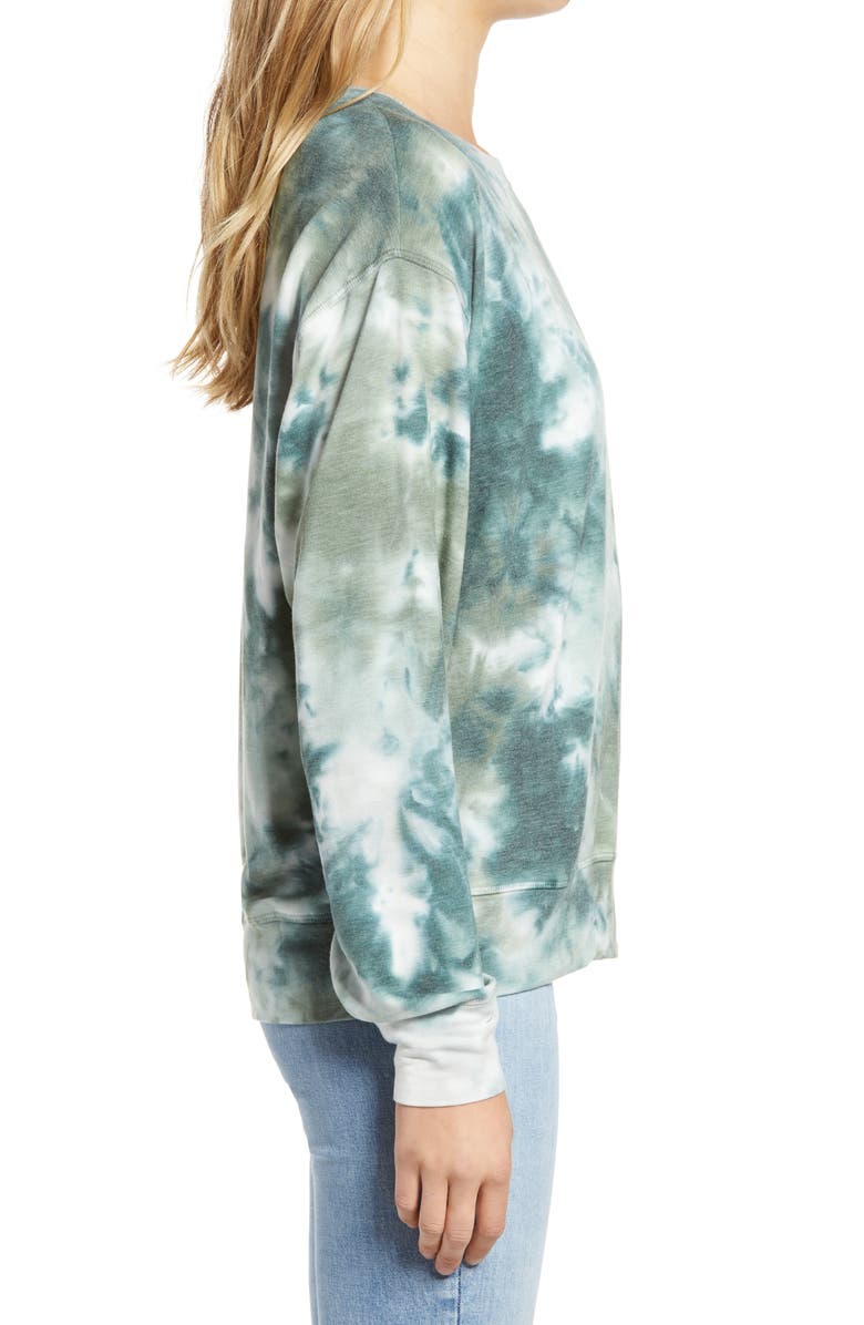 Treasure & Bond Tie Dye Crewneck Sweatshirt, Alternate, color,