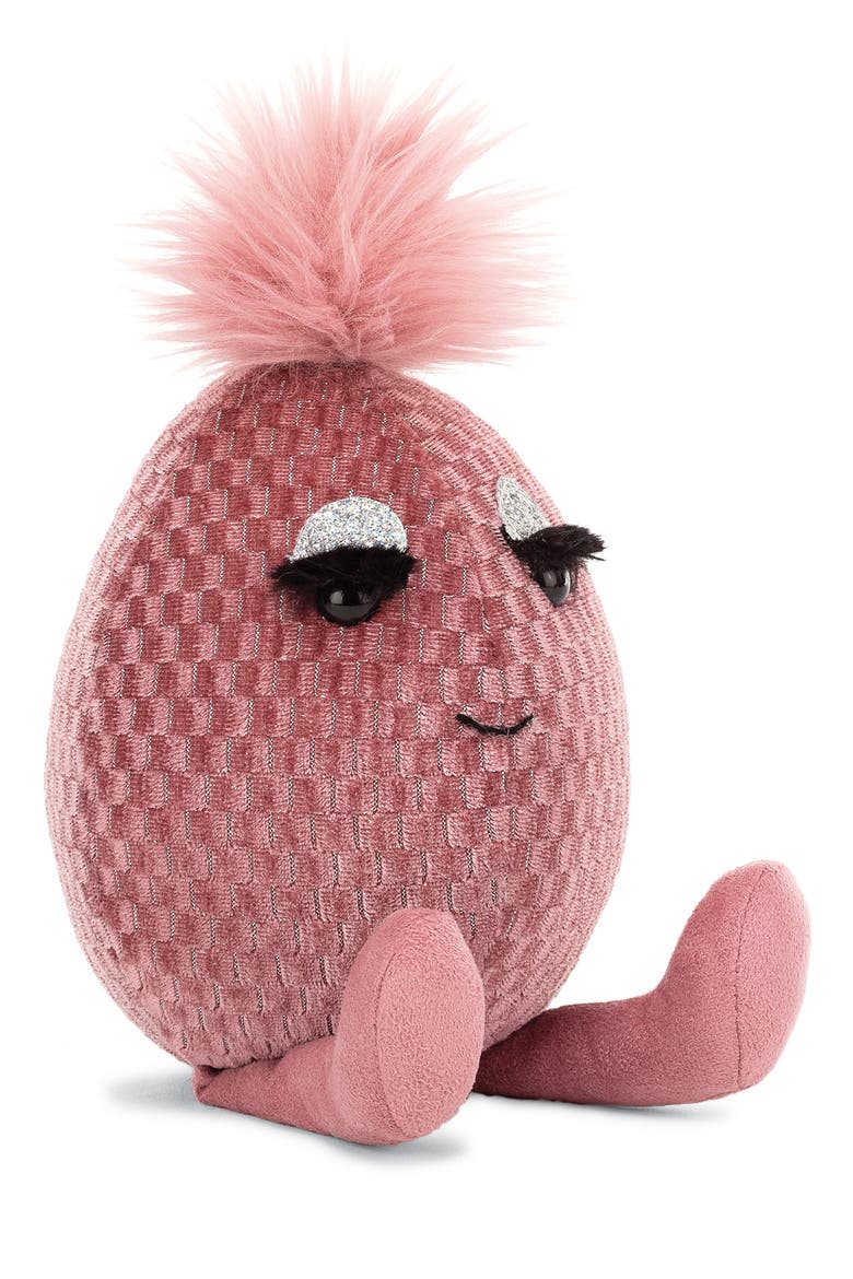 Pink Topaz Fabbyegg Stuffed Toy, Main, color, PINK