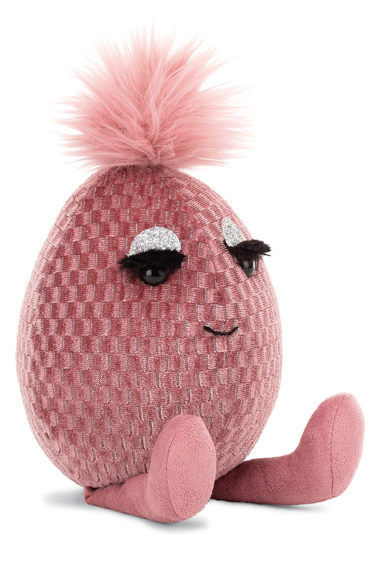 Jellycat Pink Topaz Fabbyegg Stuffed Toy, Main, color,