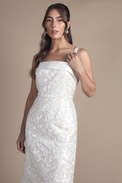 Ornate Lace Maxi Wedding Dress