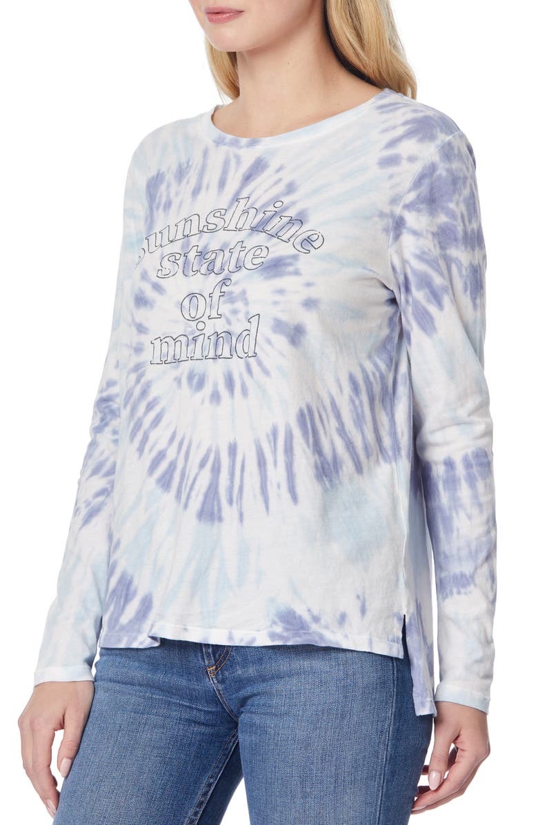 C & C California C&C California Aiden Tie Dye Long Sleeve Graphic Tee, Alternate, color,