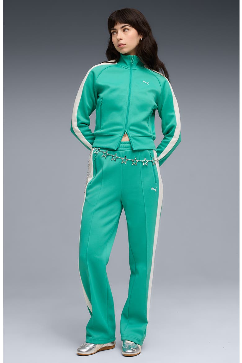 T7 Always On Crop Track Jacket, Alternate, color, VIBRANT GREEN