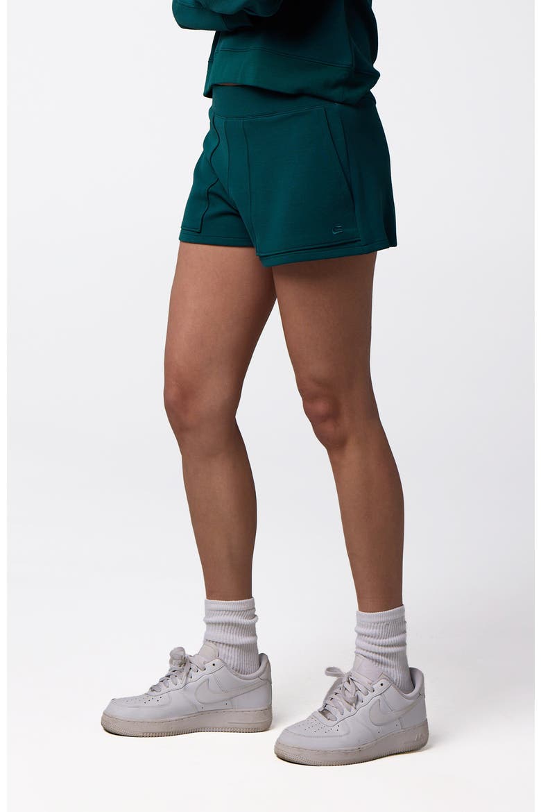 Women's Active Lifestyle Short, Alternate, color, Racing Green