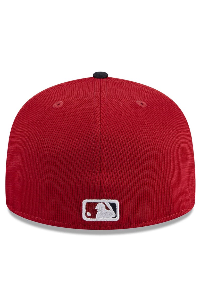 Youth New Era  Red Washington Nationals 2024 Batting Practice 59FIFTY Fitted Hat, Alternate, color, Red