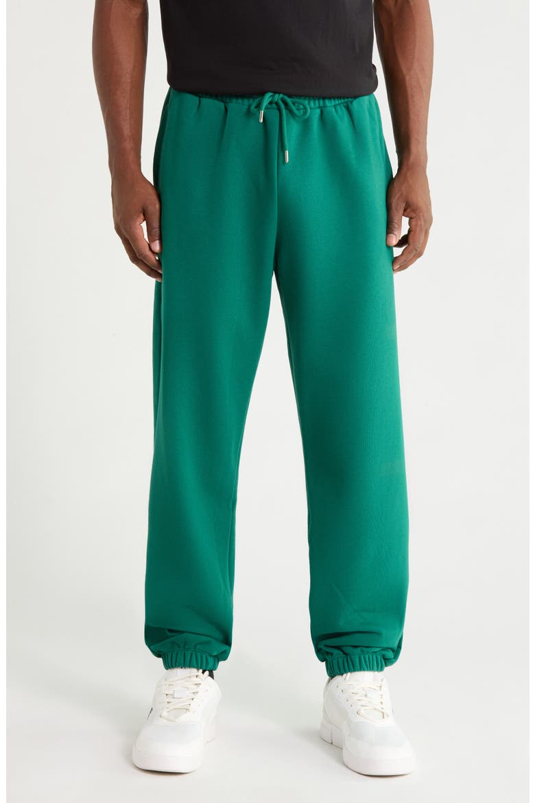 Essential Simple Dome Sweatpants, Main, color, EVERGREEN/ EVERGREEN