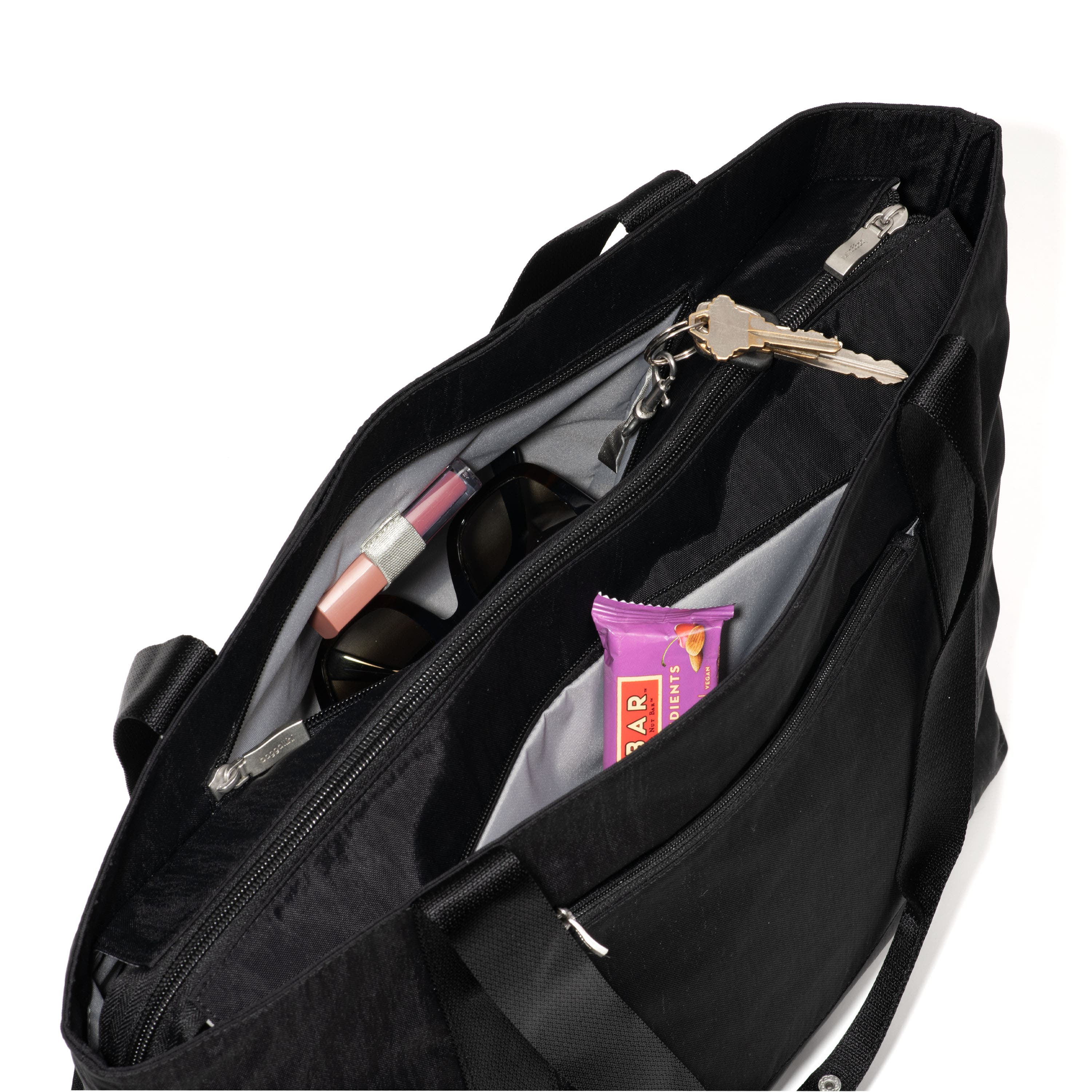 BAGGALLINI Via Tote Bag, Alternate, color, Black