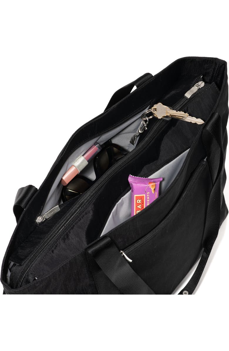 BAGGALLINI Via Tote Bag, Alternate, color, Black