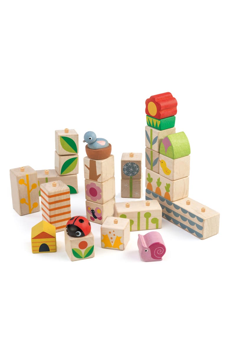 Tender Leaf Toys Garden Blocks, Main, color, Multi