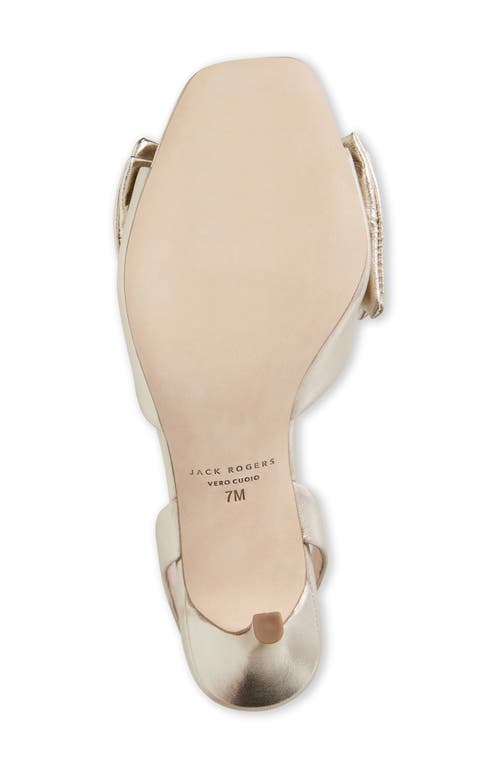 Shop Jack Rogers Eloise Slingback Sandal In Jacks Platinum