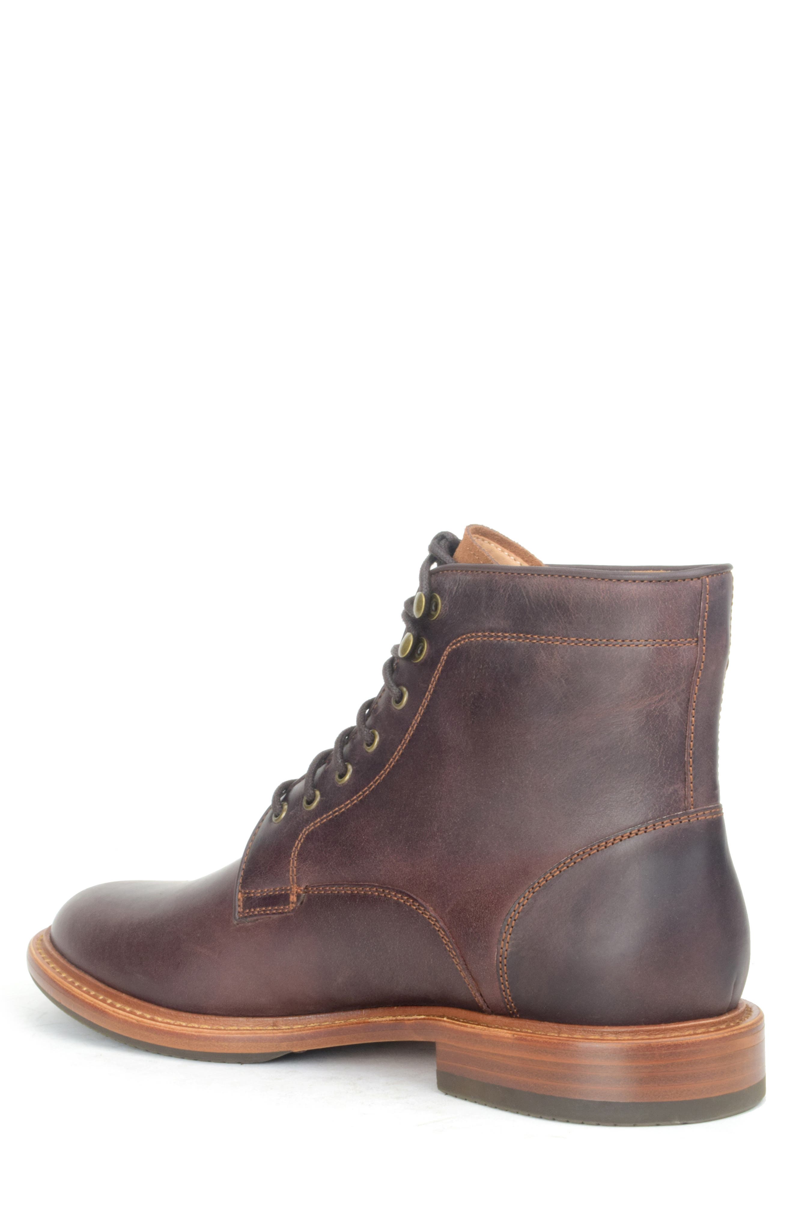 Ruckson Lace-Up Boot, Alternate, color, DK BROWN