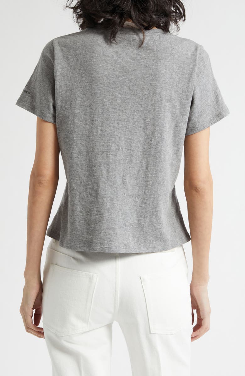 Cinq à Sept Heat Set Rhinestone Graphic T-Shirt, Alternate, color, Charcoal Heather Grey/ Multi