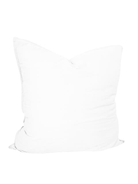 Stonewashed Cotton Percale Pillow with Down Insert