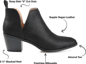JOURNEE Tessa Scallop Trim Bootie