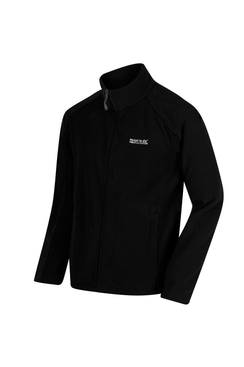 Great Outdoors Hedman II Two Tone Full Zip Fleece Jacket, Alternate, color, Black and Black