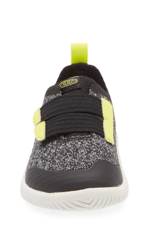 Keen Kids' Knx Knit Sneaker In Black/evening Primrose