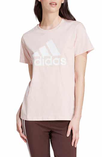 adidas Logo Print Cotton T-Shirt