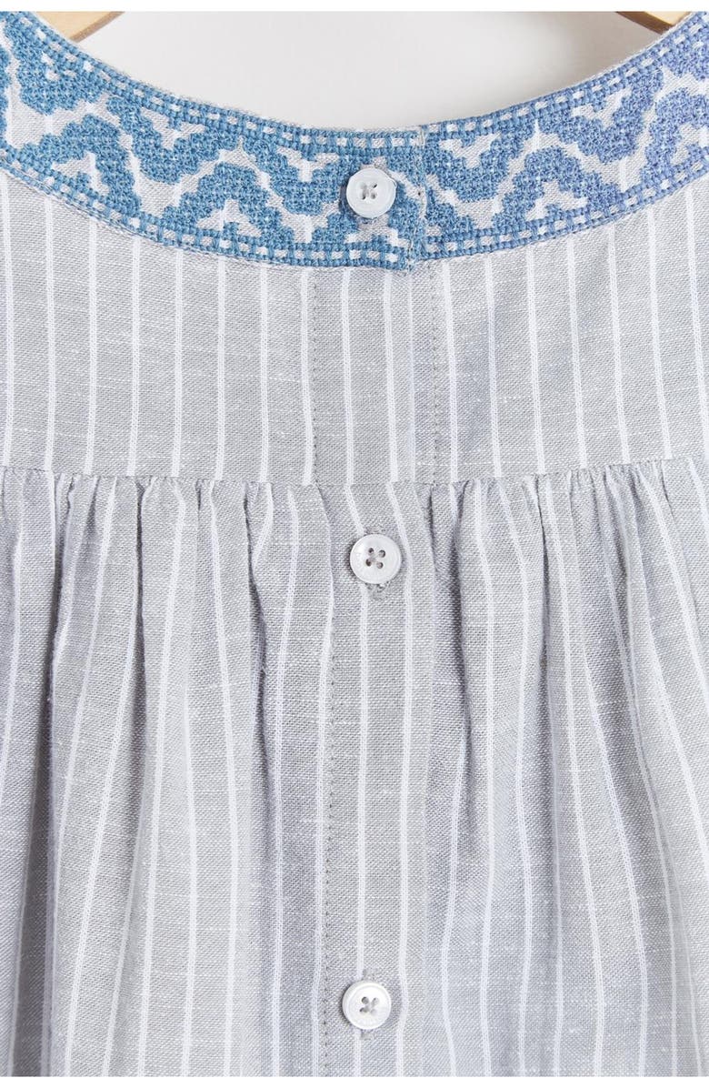 Babycottons Dress Gardenia Grey Linen for Toddler, Alternate, color, Grey