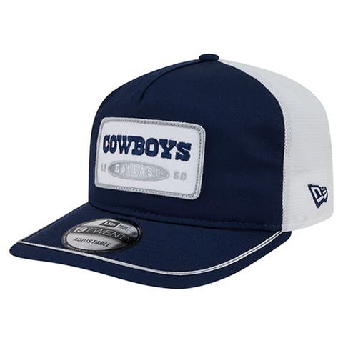 Men
s New Era Navy/White Dallas Cowboys Patch 19TWENTY Adjustable Hat