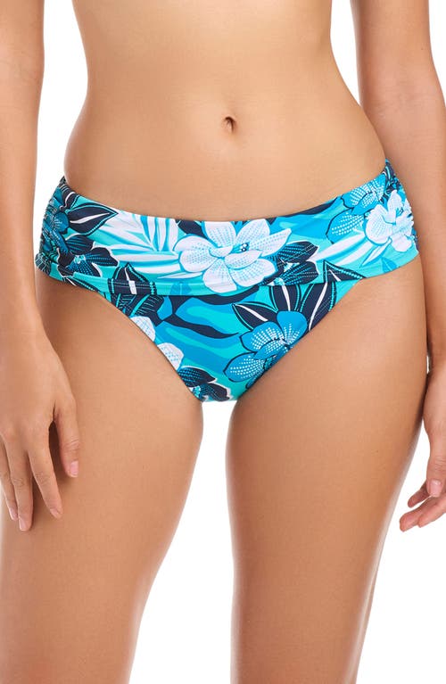 Bleu Rod Beattie Rod Beattie Sarong Hipster Bikini Bottoms In Blue