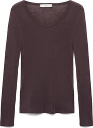 MANGO Long Sleeve Sleep T-Shirt