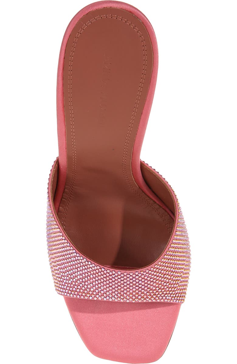 Amina Muaddi Lupita Crystal Wedge Slide Sandal, Alternate, color,
