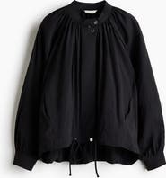 H&M Balloon-sleeved Modal Jacket
