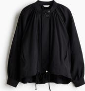 H&M Balloon-sleeved Modal Jacket