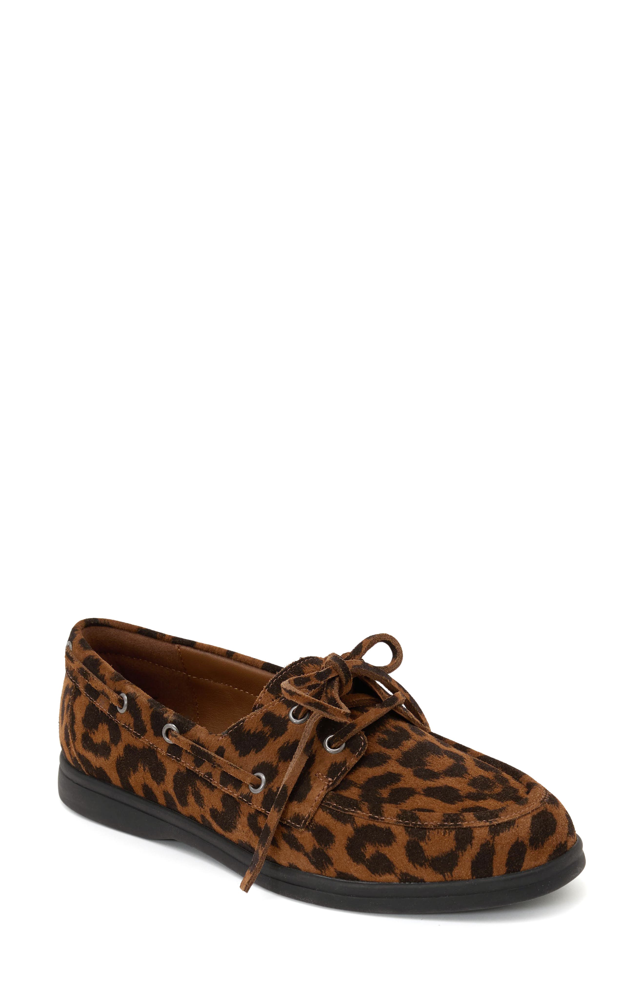 Reiss Lola Boat Shoe, Main, color, Animal