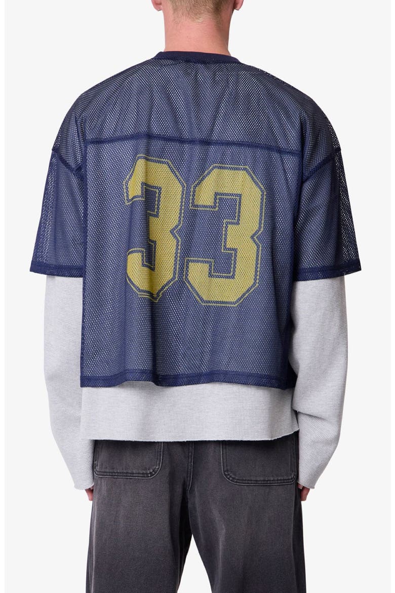 Football Mesh Jersey, Alternate, color, NAVY