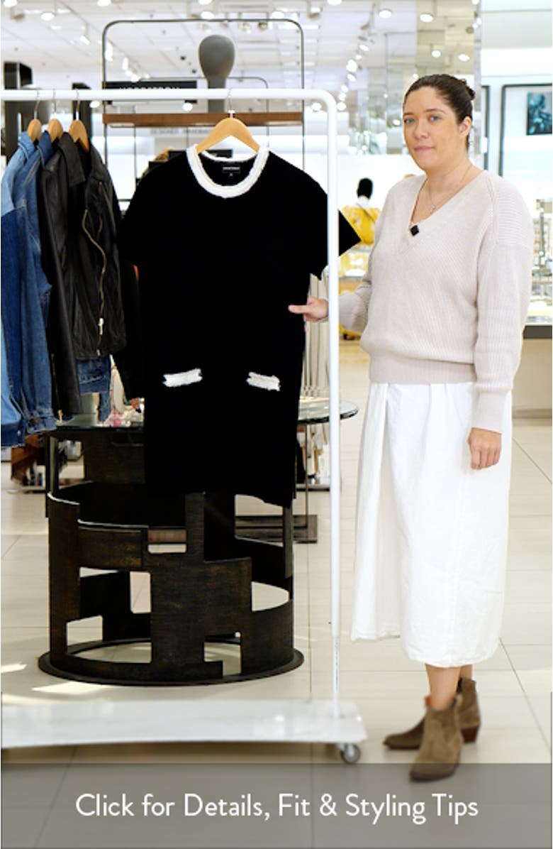 Short Sleeve Knit Shift Dress, sales video thumbnail