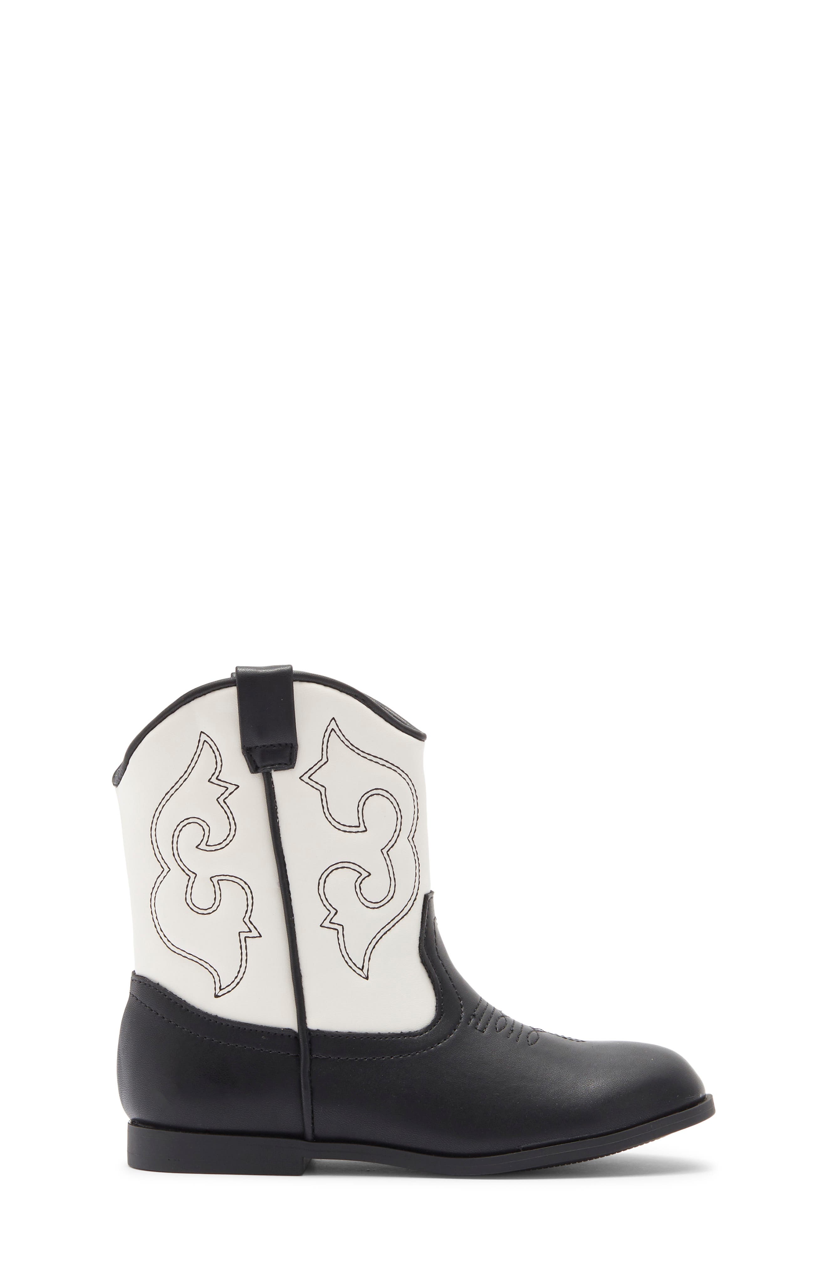 Harper Canyon Kids' Gabriela Western Boot, Alternate, color, Black White