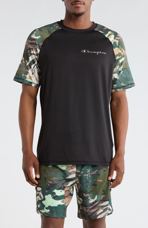 Printed Short Sleeve Rashguard Top