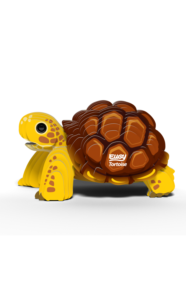 Eugy Puzzles Tortoise 3D Puzzle, Alternate, color,
