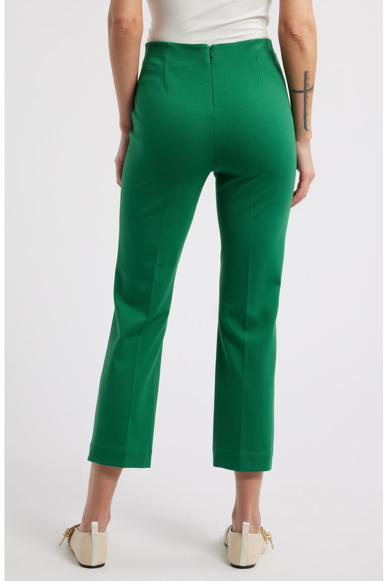 Irina Kick Flare Pants, Alternate, color, DEEPGREEN