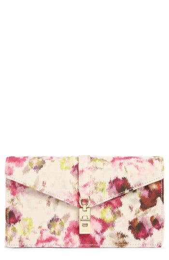 Stuart Weitzman Milan Love Letter Envelope Clutch In Multi