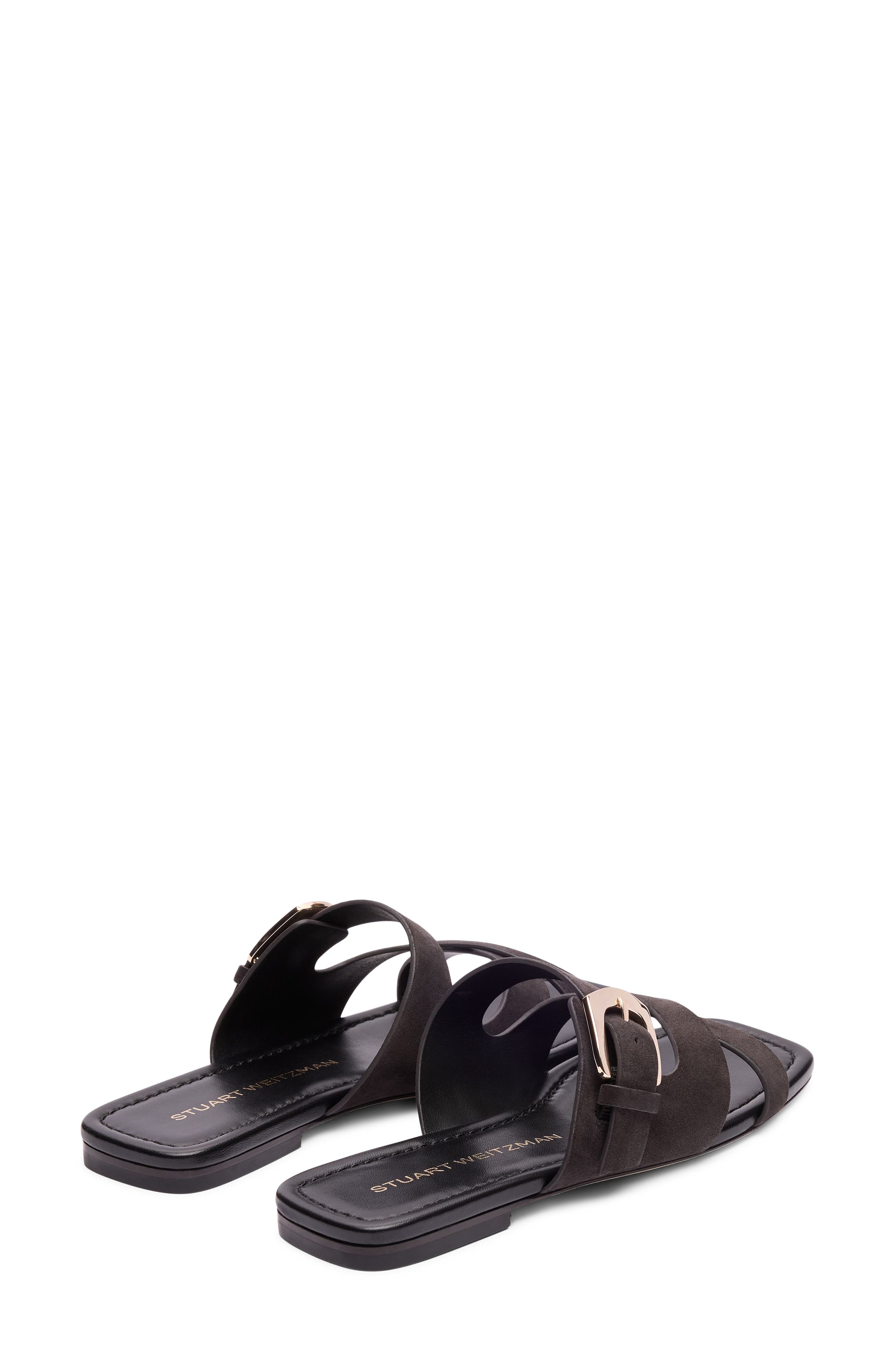 Stuart Weitzman Sai Slide Sandal, Alternate, color, Shadow