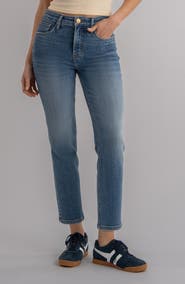 KUT from the Kloth Rachael Fab Ab High Waist Crop Mom Jeans