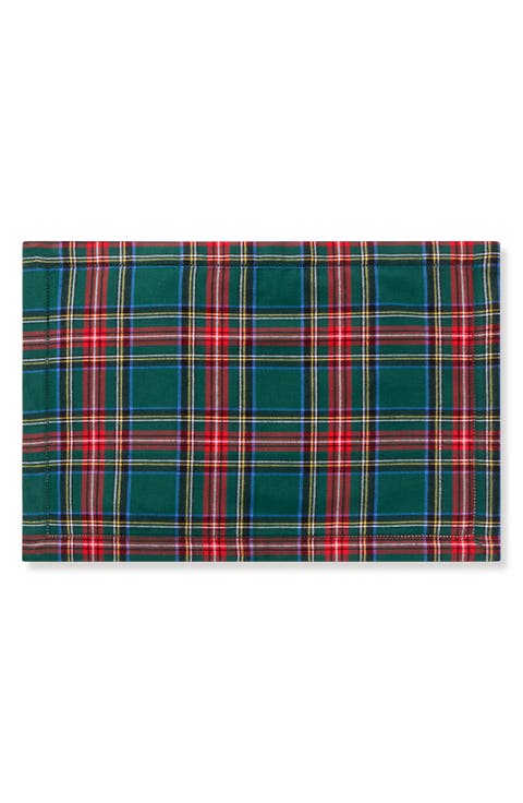 Kensington Set of 4 Tartan Cotton Placemats