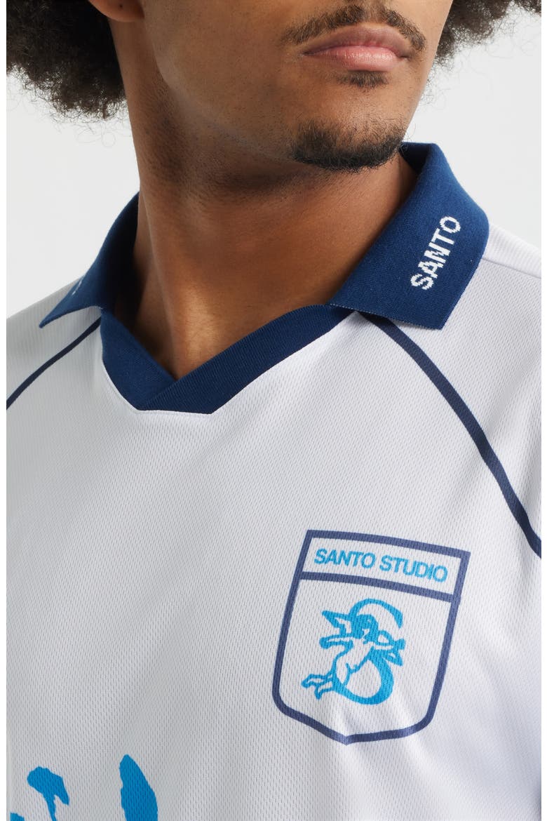 Faith Johnny Collar Short Sleeve Club Jersey, Alternate, color, WHITE