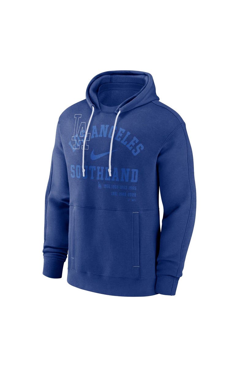 Nike Men's Nike Royal Los Angeles Dodgers Statement Ball Game Pullover Hoodie, Alternate, color, 