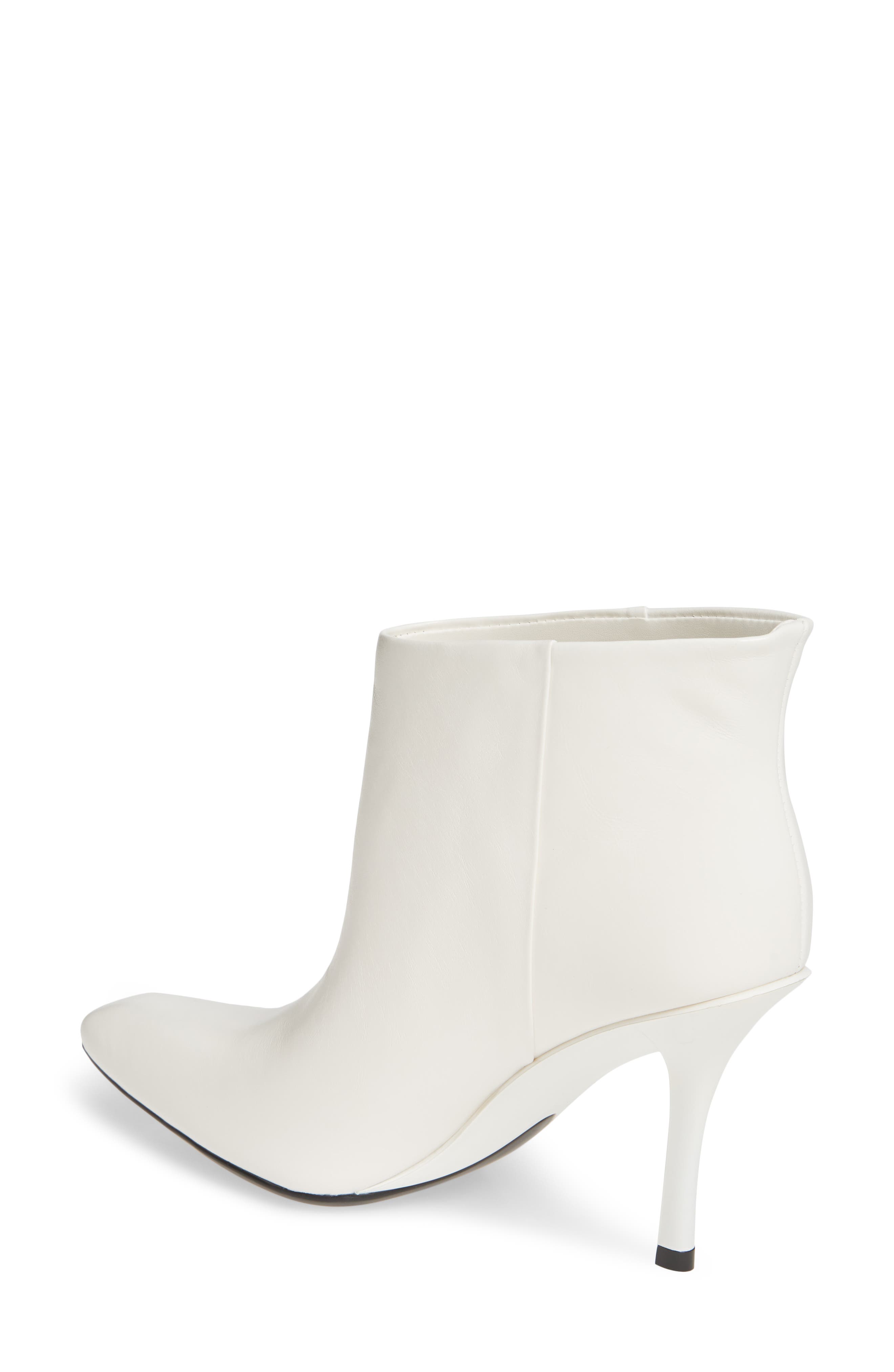 Mim Bootie, Alternate, color, WHITE LEATHER