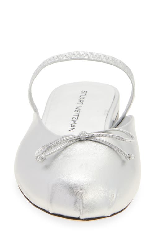 Stuart Weitzman Prima Bow Ballet Mule