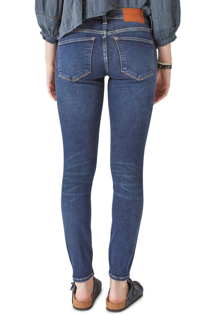 Lucky Brand Lizzie Low Rise Skinny Jeans, Alternate, color,