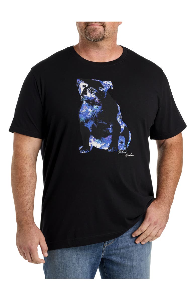 Robert Graham DXL Big & Tall X-Ray Graham Graphic Tee, Main, color, Black