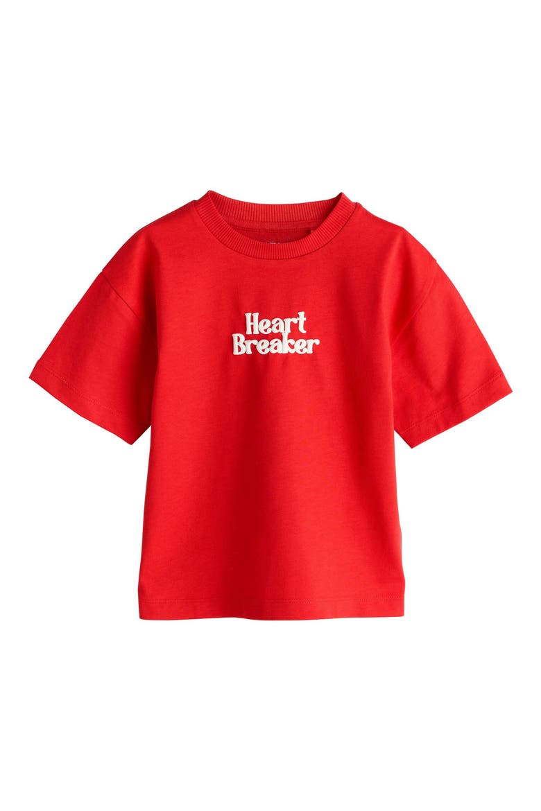 Kids' Heartbreaker Embroidered T-Shirt, Main, color, RED