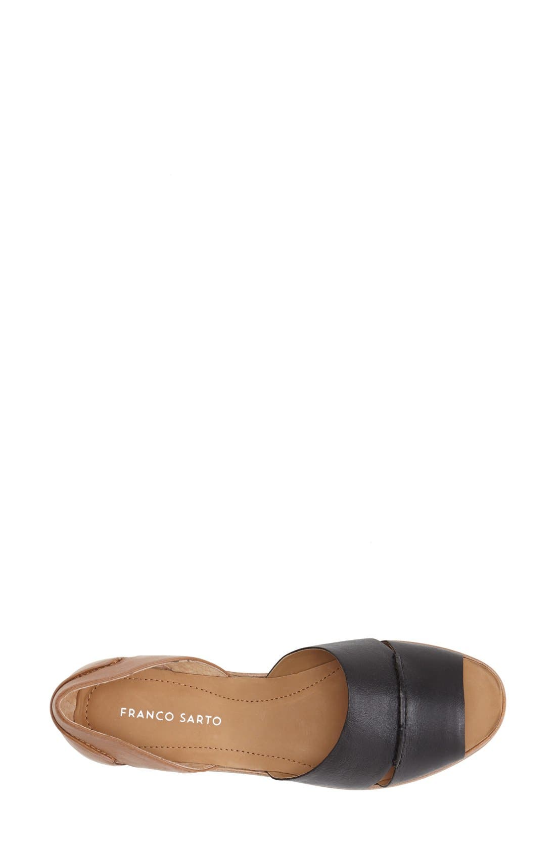 Franco Sarto 'Vivace' Leather d'Orsay Flat, Alternate, color, 