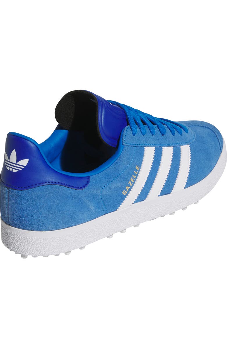 adidas Gazelle Spikeless Golf Shoe, Alternate, color, Bluebird/ White/ Royal Blue