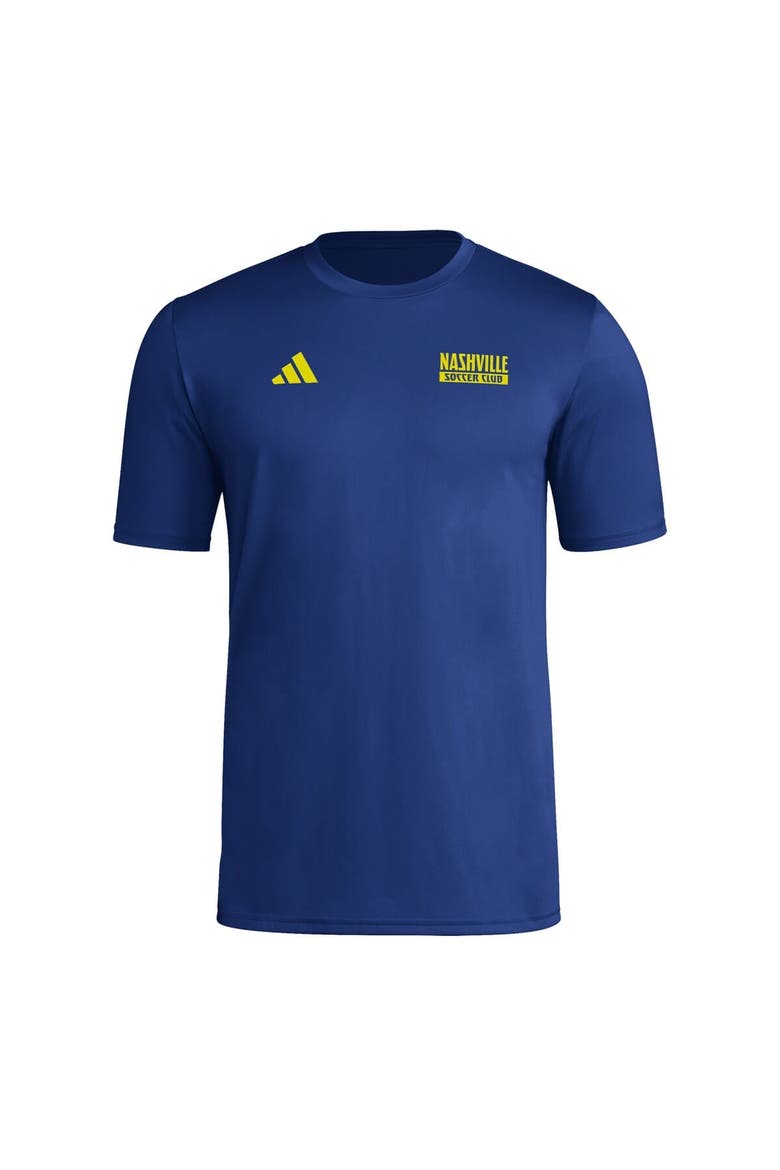 Men's adidas Navy Nashville SC Local Wrap T-Shirt, Alternate, color, Navy