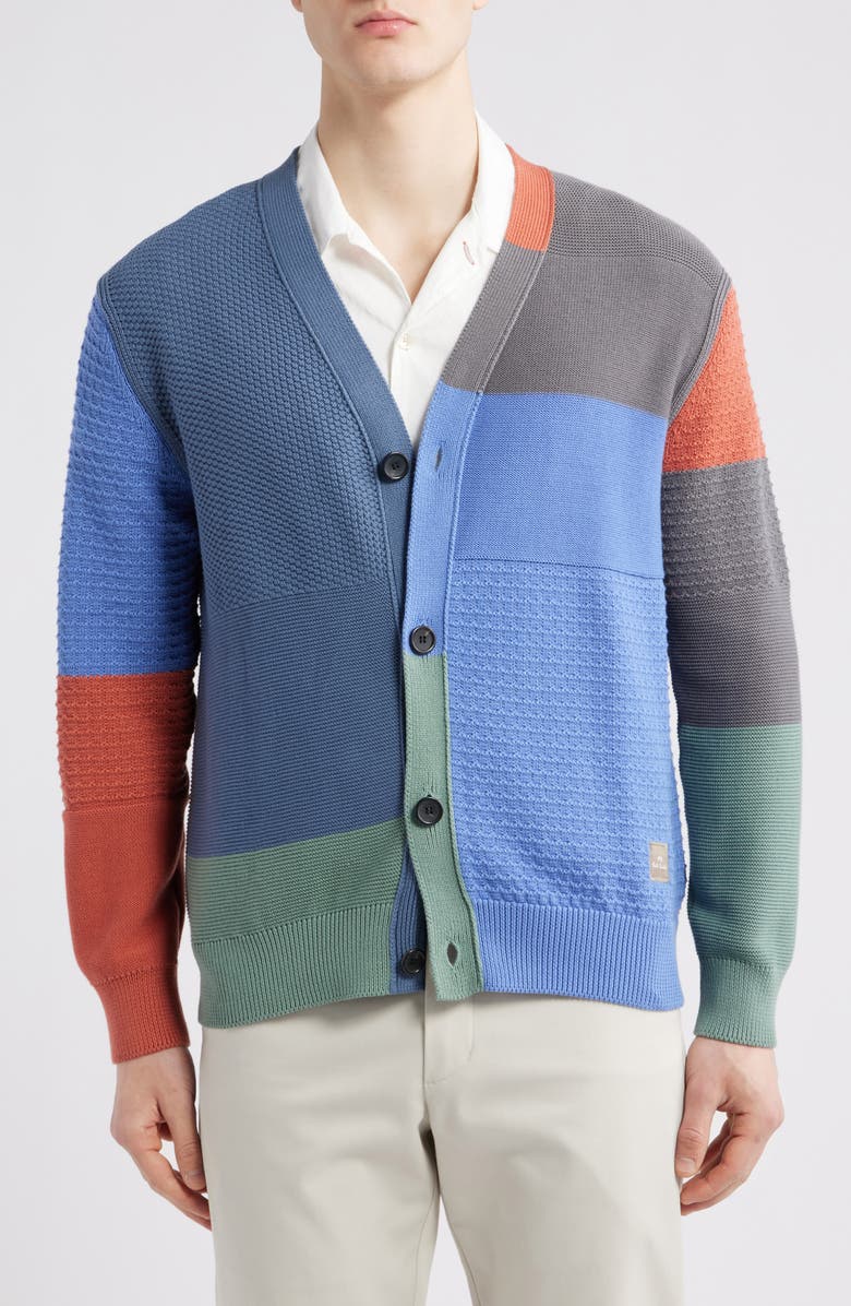 Paul Smith Colorblock Cardigan, Alternate, color,