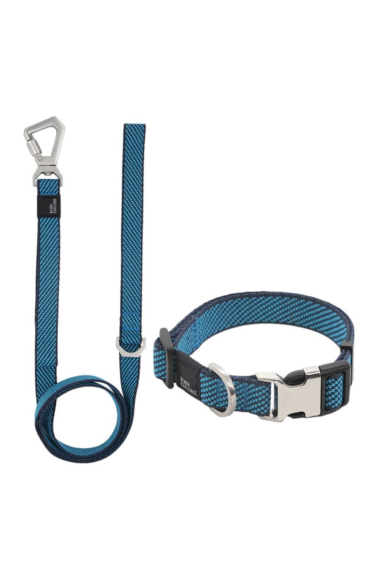 PET LIFE 'Escapade' Outdoor Series 2-in-1 Convertible Dog Leash & Collar - Large, Alternate, color, Blue